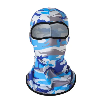 Ice Silk Mask for Summer Outdoor Sports: Motorcycle Face Mask, Cycling Windproof Dust Mask