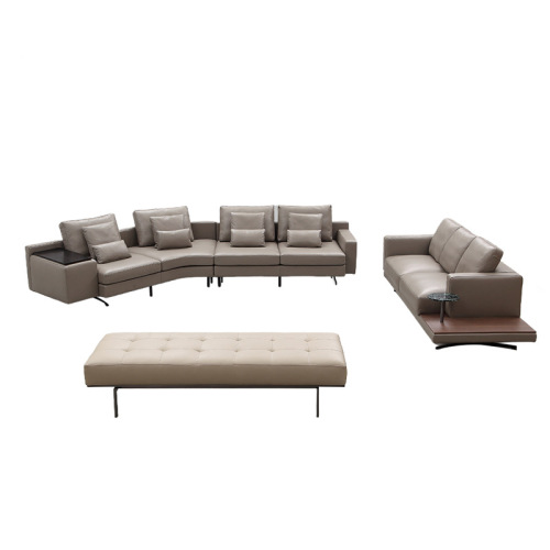 Koleksi Sofa Kulit Sudut Premium untuk Ruang Tamu
