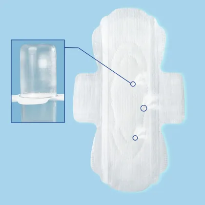 Oxygen cotton breathable comfort sanitary pad