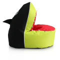 Fashion lime color bean bag shark for kids