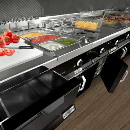 Built in Electric Hob Four Cooking Zone Indutction with Knob Ehk473e