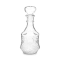 Decanter de uísque de vidro do vendedor quente com rolha de vidro