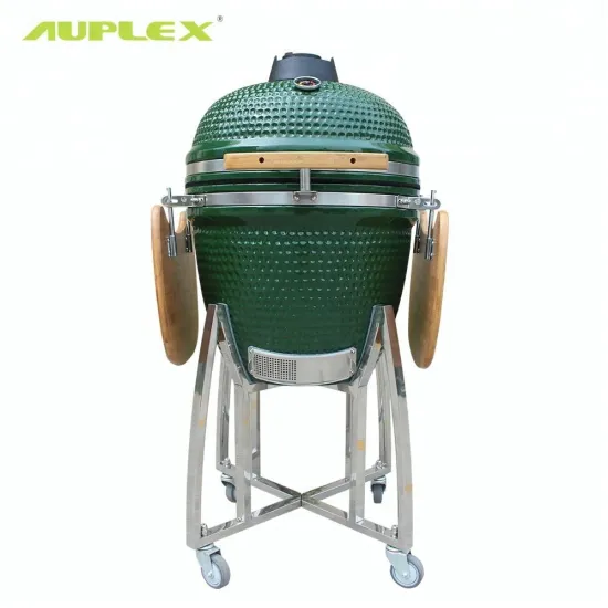 Auplex smoker egg 21Inch Large Camping Garden Green Kamado bbq Grill Outdoor with Stand