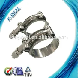 Stainless Steel T Bolt large pipe clamps
