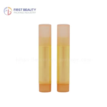 Orange Slim Lip Balm Tube