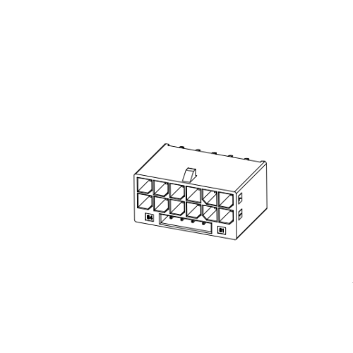 Molex 3,0 mm PCI-E 12+4P 180 ° Wafer Connector Series