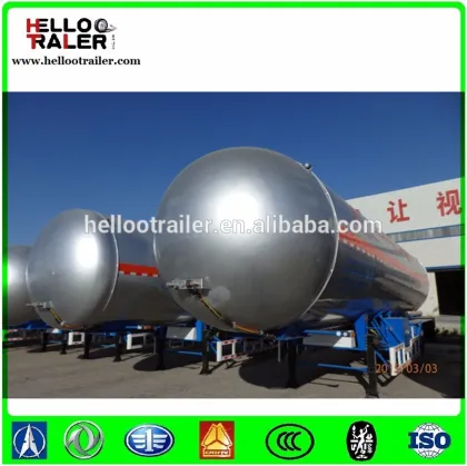 Tri-axle LPG Storage Tank Trailer LPG Tank Trailer from manufacturing