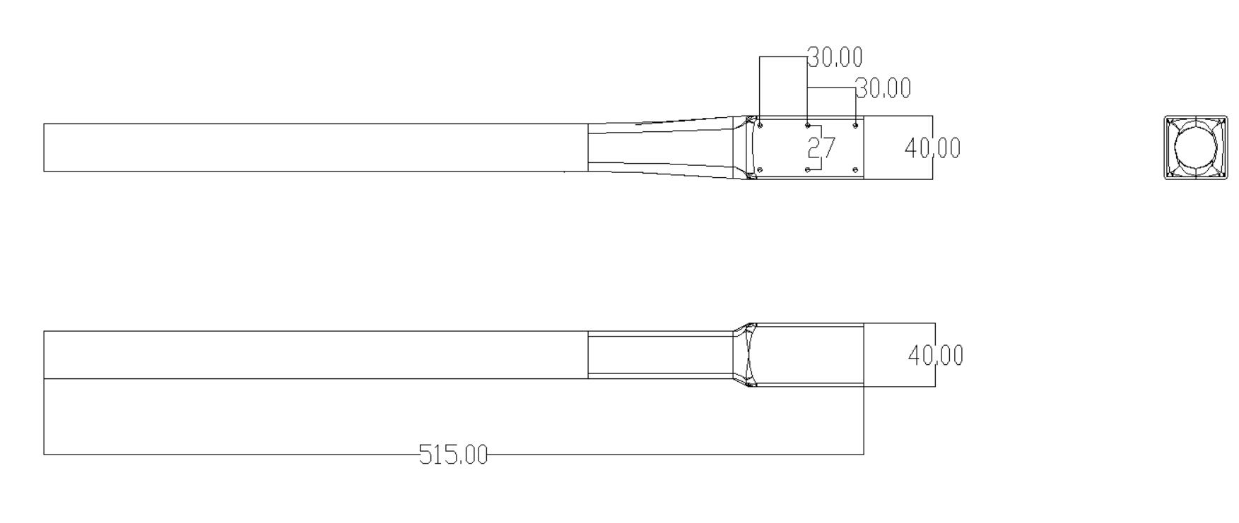 30mm carbon fiber pipe size