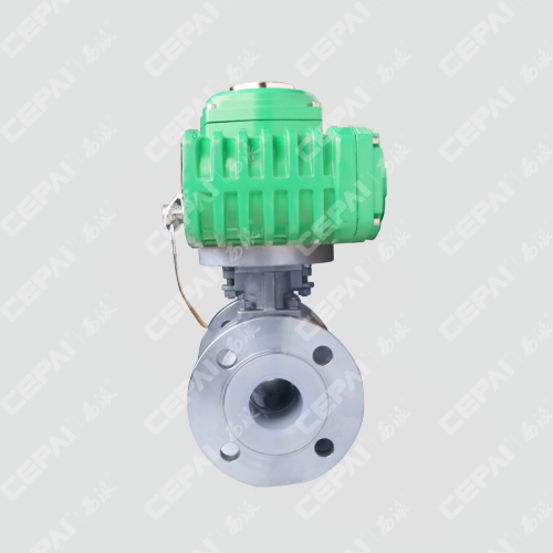 Electric Switch Lined Fluorine Ball Valve