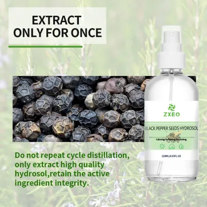 Organic Black pepper seeds Hydrosol