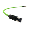 M12 أنثى إلى RJ45 D-Code Connection Cable