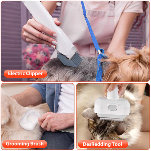 Dog Hair Fur Grooming Brush Kit Cleaner