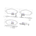 Ford P 24222 N এর জন্য সামনের ব্রেক প্যাড