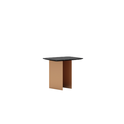 Nueva mesa de comedor de mármol mesa cuadrado negro