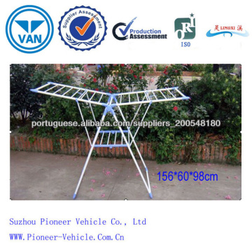 Balcony Drying Coat Rack by Metal Mounted Indoor & Outdoor Clothes Sun Rack (ISO CE approved / Suzhou Pioneer-Vehicle)