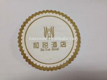 disposable paper coaster