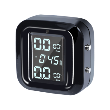 Moto Tire Pressure Monitoring System - TPMS with 2 External Sensors
