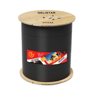 GELISTAR RG 6 BC/CCS Conductor Coaxial Cable 305m Wooden Drum for CCTV and Satellite Systems