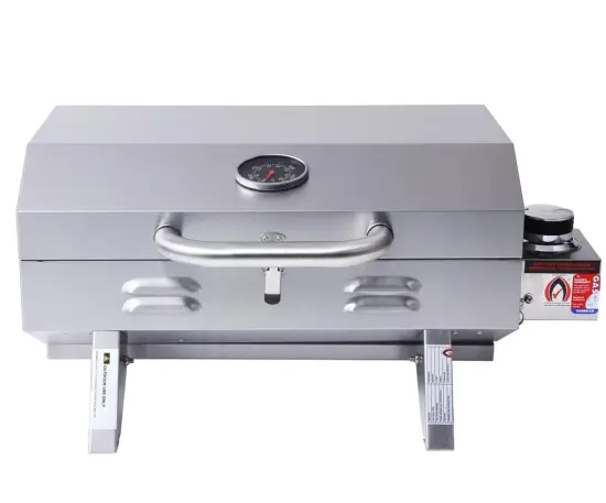 Hyxion Outdoor barbecue charcoal grills / Folding table gas bbq grill