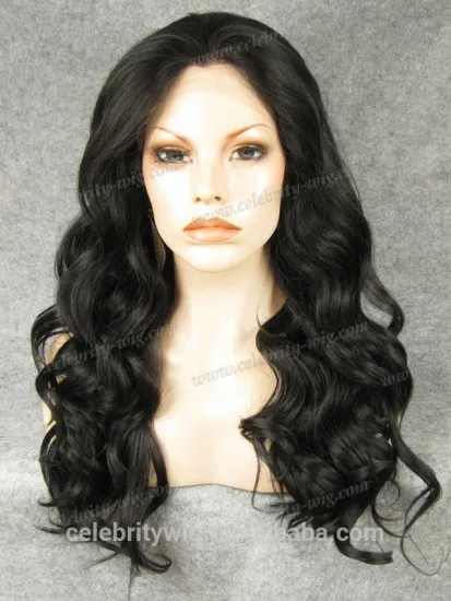 Natural black 2# hair styling synthetic hair curly