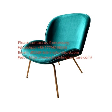 Dining Furniture Modern Sofa Chair Metal Legs Fabric High Back Armchair Living Room Chair