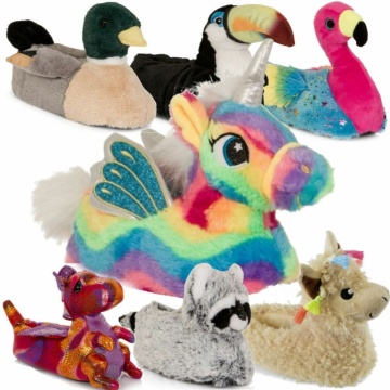 Recyclable Material Animal Slippers for Kids and Women