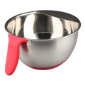 Colander de aço inoxidável com drenos laterais