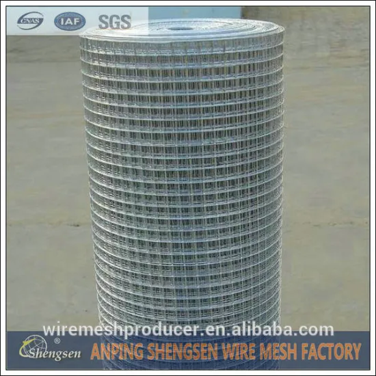 1 inch galvanized welded wire mesh curvy welded wire mesh roll with low prices