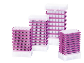 Plastic 96 Well 10UL Filter Pipette Tip Box