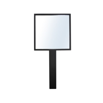 Miroir à main personnalisé abordable avec une poignée confortable et un grand verre de maquillage