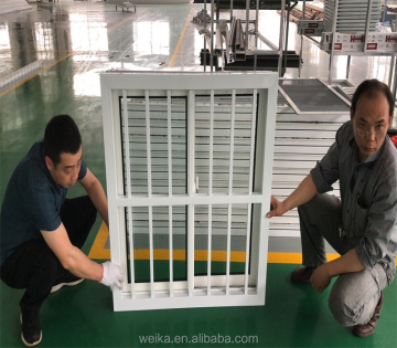 PVC Hurricane and Sound Proof Push-Pull Sliding Vinyl Window 100x110