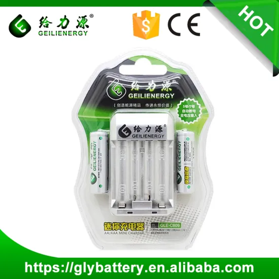 Geilienergy C-809 AA 1200mah AAA Battery Mini Chargers With LED