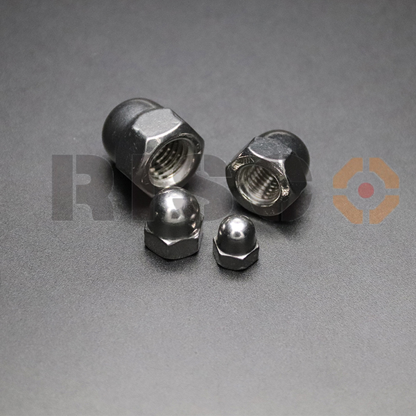 Polished Hexagon Cap Nut 