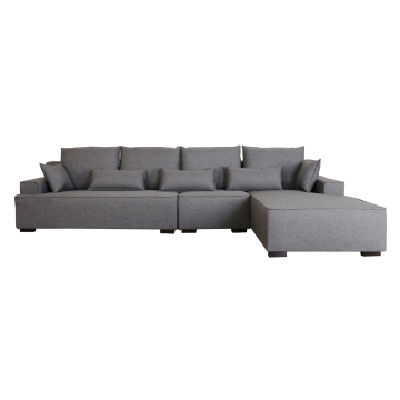 Velvet Fabric Sofa w stylu europejskim do nowoczesnych salonów