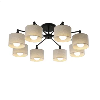 Modern Ceiling Chandelier Lamps for Living Room and Bedroom - LED, E27/E26, with Lampshades
