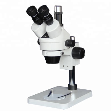 ZOM.03.MT45B1 0.7-4.5x Trinocular Zoom Stereo Microscope: High Magnification Research Microscope