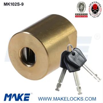MK102S-9 high security Brass vehicle lock