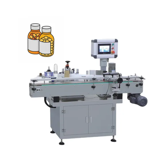 High Efficiency PBTB-160: Automatic Round Bottle Sticker Label Printing Machine