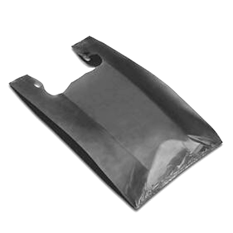 PE Black Plastic Packaging Reusable Plastic Bag for Grocery