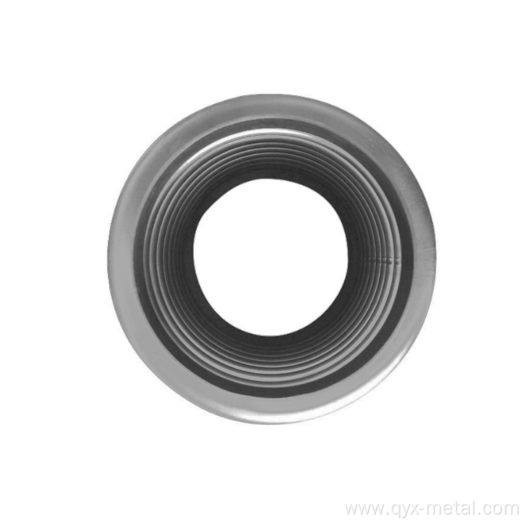 CP titanium flexible connected exhaust pipe