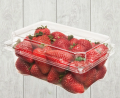 Confezione trasparente a conchiglia per frutta/fragole