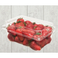 Embalaje transparente de frutas / fresas en forma de concha