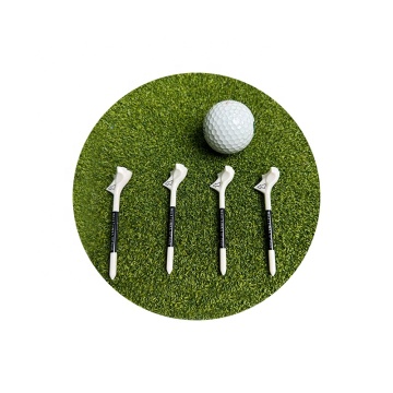 High Quality 83mm Plastic Golf Tee with Reduced Side Spin and Custom 10 Degree Design