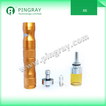 Adjustable Voltage Colorful 1300mAh Battery X 6 E Cig Starter Kit