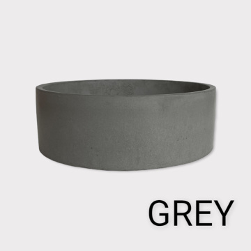Lavabo rotondo in cemento grigio: pratici lavabi in cemento per risolvere i problemi di arredamento e funzionalità del bagno