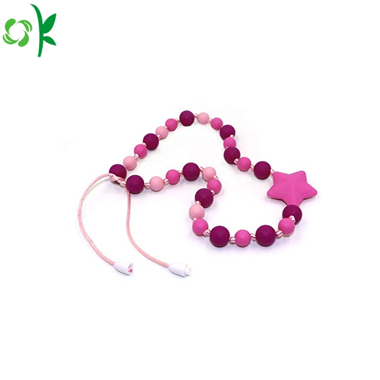 New Decoration Fashion Silicone Necklace Beads for Baby