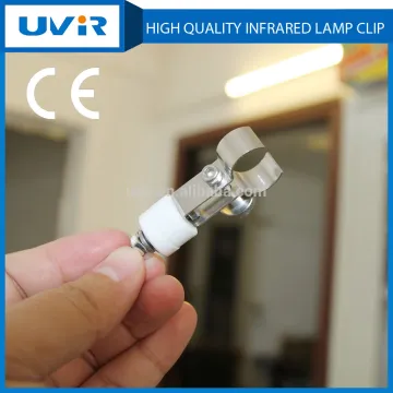 UVIR GJ0002 Short Wave High quality infrared halogen lamp clip 11x23 tube