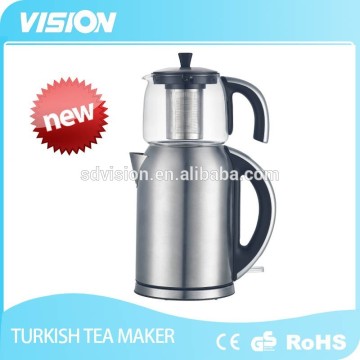 WX-8802A Electric Turkish Stainless steel tea maker teapot kettle set