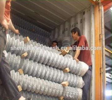 Factory price galvanized chain link fence