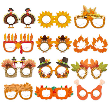 Τα γυαλιά χαρτιού ευχαριστιών - Spooky Photo Glasses που έχουν οριστεί για διακοσμήσεις για πάρτι διακοπών